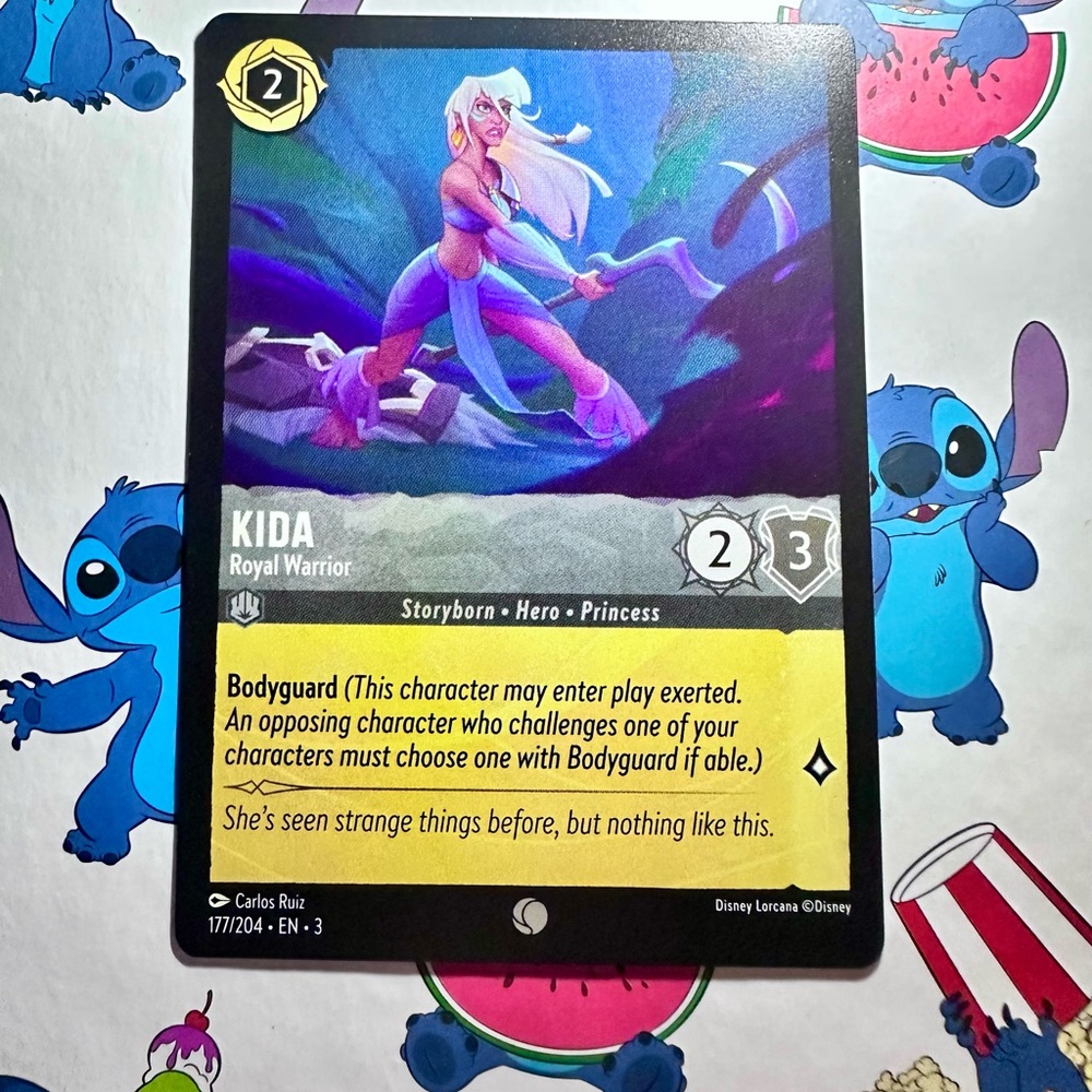 kida 177/204 [atlantis] - common — disney lorcana: into the inklands